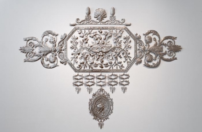Adeela Suleman Untitled 5 2011 Stainless steel 29.5 x 103 in
