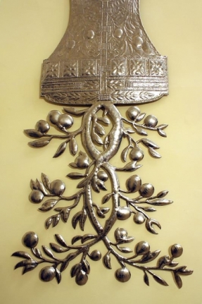 Adeela Suleman UNTITLED 4 (SUICIDE JACKET WITH LEMON TREE) (Ed. of 3) 2010 Steel 65 x 25 in.