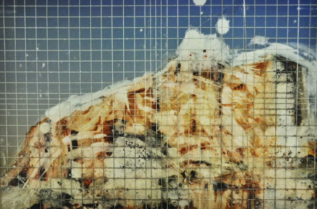 M. Pravat Untitled (3) 2016 Mixed media on paper 8 x 12 in.