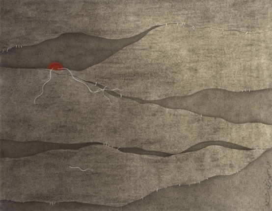 Sumaira Tazeen CHUPPUN CHUPPAI II (HIDE AND SEEK) 2008 Opaque water based pigment on wasli 8.5 x 11 in.