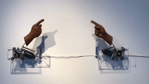 P.D. Pulak Untitled (Not My Fault) 2019 Kinetic sculpture 13 x 12 in.