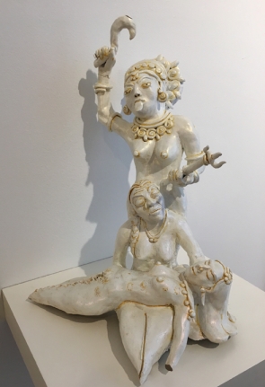 Jaishri Abichandani Before Kali (105) 2015 Clay and paint Height: 14"