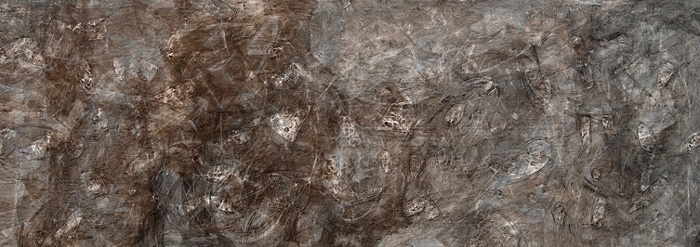 UNTITLED 13 2008 Acrylic on canvas 32 x 90 in.