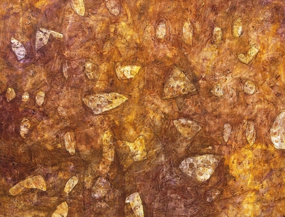 UNTITLED 18 2008 Acrylic on canvas 36x 48 in.