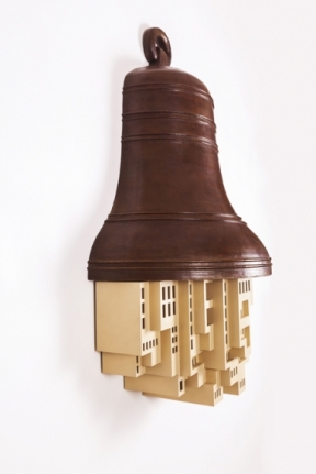 Gigi Scaria Scream (View 2) 2017 Bronze and plastic 37 x 22.5 x 12 in.