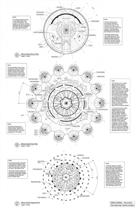 Saks Afridi, Vessel Architectural Drawing 2 2019, C-print on archival paper, 36 x 24 in