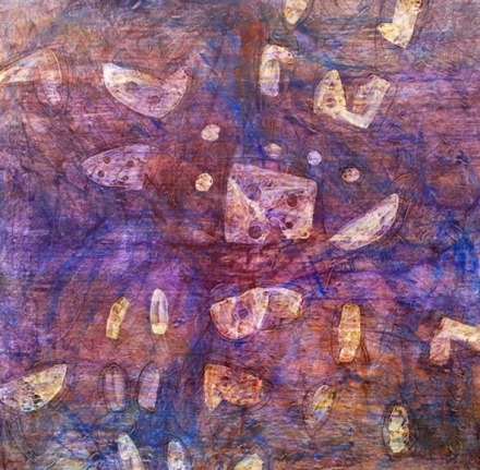 UNTITLED 5 2008 Acrylic on canvas 44 x 44 in.