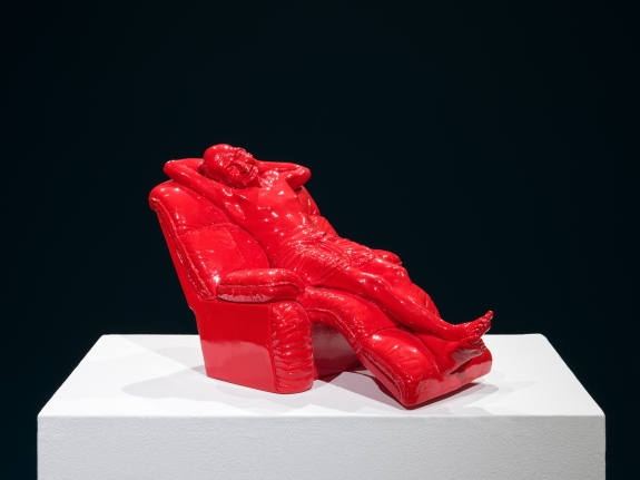 Debanjan Roy India Shining 10 2009 Fiberglass and automotive paint 18 x 10 x 10