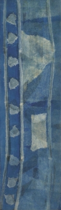 Manish Pushkale THURSDAY'S RHYTHM 2008 Oil on canvas 48 x 14 in.