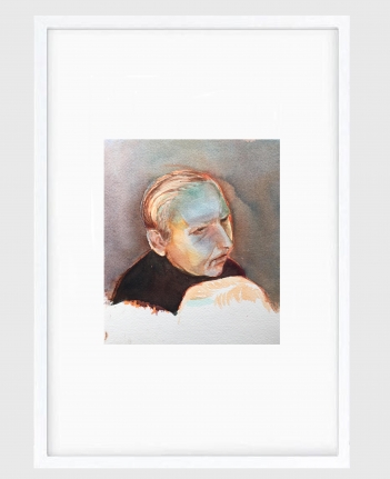 Sujith S.N. Untitled (Portrait) 23, 2020 Watercolor on paper 7h x 6w in
