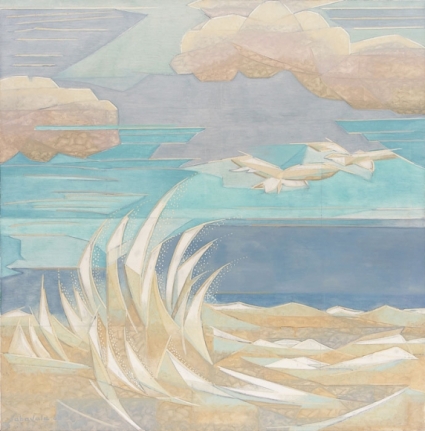 THE CACTUS WAVE 2006 Oil on canvas 50 x 50 in.