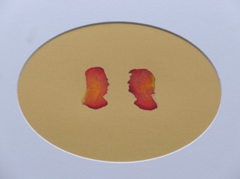 Rose Petal Portraits: Silhouettes 37-38 – Kim Jong-Un and Trump