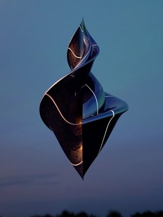 Saks Afridi, Sighting #6 (Ed. of 5), 2018, Vibrachrome print on aluminum, 48 x 36 in