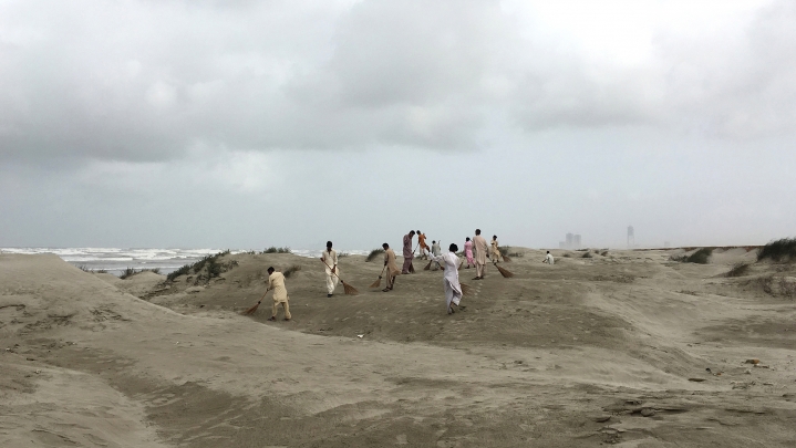 Omer and Saira Wasim and Sheikh, MVI_1948 (From Optics of Labor), 2016, Single-channel video 25.10 min.