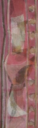 Manish Pushkale SATURDAY'S UNTITLED 2008 Oil on canvas 48 x 14 in.
