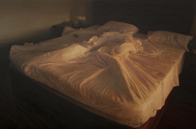 Abir Karmakar SCENT II 2011 Oil on canvas 48 x 72 in.