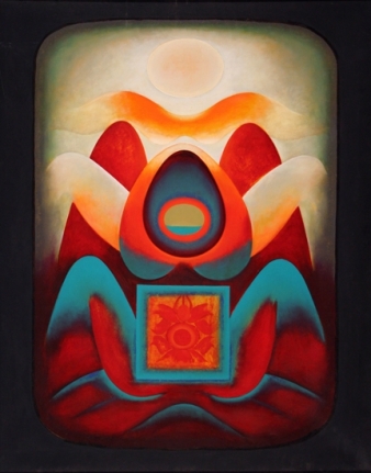 G.R. Santosh UNTITLED 107 1971 Oil on canvas 50 x 40 in. SOLD