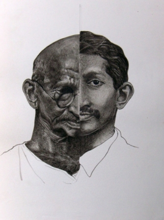 Debanjan Roy UNTITLED 3 2009 Acrylic on paper 14 x 11 in.