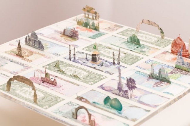 Abdullah M. I. Syed, Moneyscape V: Temenos (Detail)