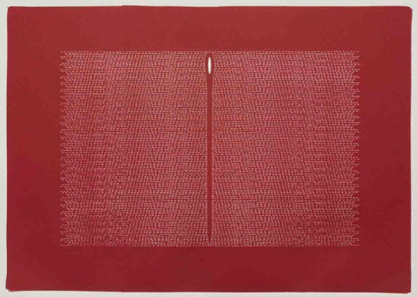 Roohi S. Ahmed SEEMINGLY QUIET II (Ed. of 12) 2013 Silkscreen on BFK Rives 300gsm paper 10 x 14.5 in.