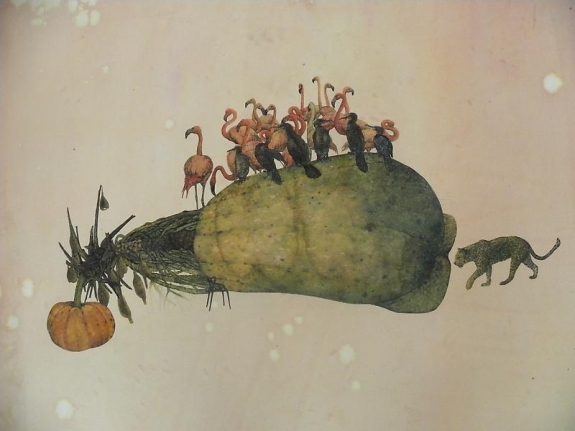 Avishek Sen, Untitled, 2014, Watercolor on paper, 29 x 40 in