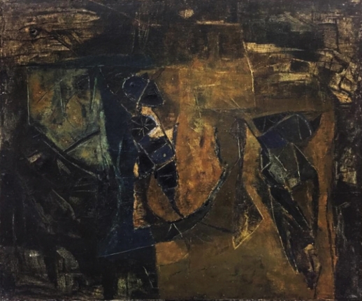 Ram Kumar Untitled 1961 Oil on canvas 20 x 24 in.