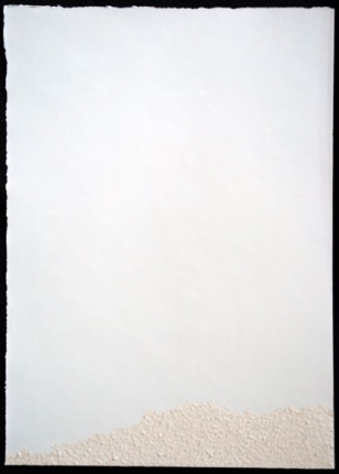 Marcy Chevali Untitled (Tape 2) Tape on paper 14 x 10 in.