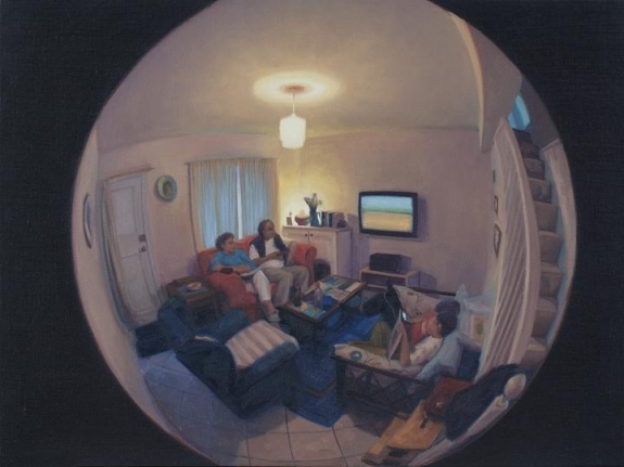 Abir Karmakar View V 2015 Oil on canvas 18 x 24 in