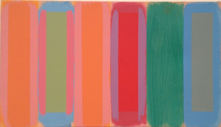 Untitled, 1998, acrylic on canvas, 16 x 28 in.
