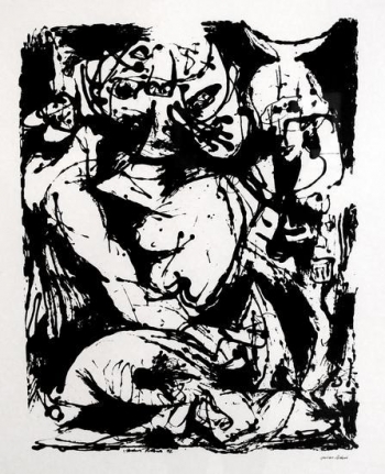 Untitled, CR1095 (after painting Number 22, CR334), 1951, screenprint, 29 x 23 in., printed in 1964
