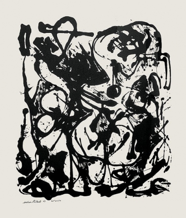 Untitled (After CR#333), 1951, screenprint, ed. 16/25, 29 x 23 in., CR#1094 (P30), signed and dated with edition number "25/16"