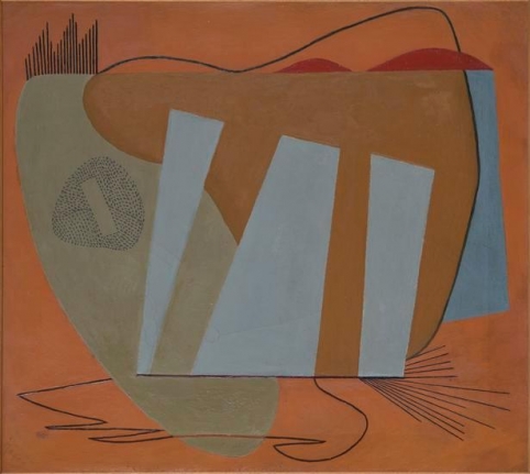 Alice Trumbull Mason, Untitled, 1940, oil on canvas, 20 1/4 x 18 in.