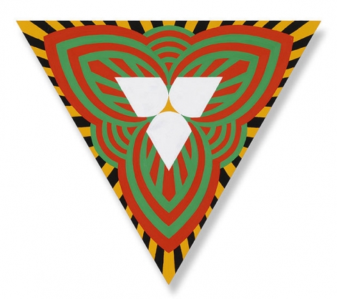 Red/Green, 2013, oil on Baltic birch plywood, 25 1/2 x 29 1/2 in.