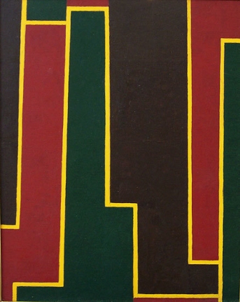 Untitled, 1950 (April 13), oil on canvasboard, 20 x 16 in.