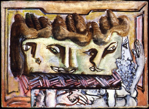 Mark Rothko, Heads, 1941-42, oil on canvas, 20 x 28 in., CR#186