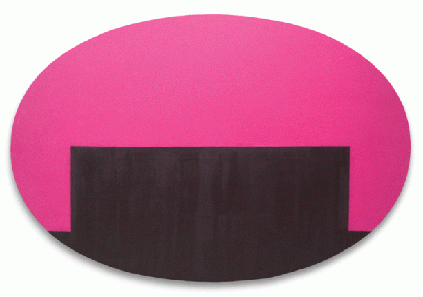 Correspondence Violet Black, 1966, oil on canvas, 39 x 51 1/2 in.