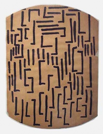 Untitled, 1944 ink on paper mounted on paper, 14 x 10 in.