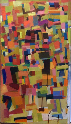 Untitled, 1954, oil on canvas, 49 x 32 in.