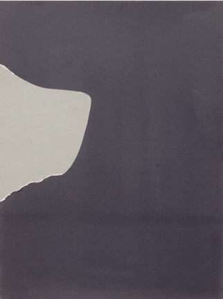 Leon Polk Smith, Untitled, 1960, torn paper, 20 3/4 x 15 1/4 in.