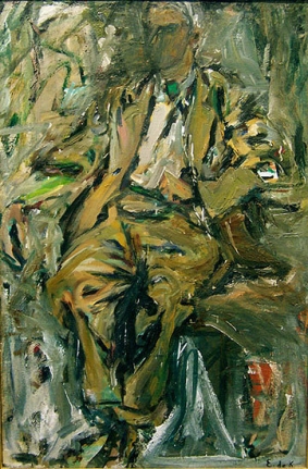 Elaine de Kooning, "Bill," 1952, oil on canvas, 48 x 32 in.