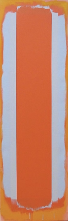 Distaff, 1995, acrylic on canvas, 72 x 22 in.