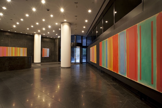 Installation view, The Lobby Gallery, 499 Park Avenue, New York