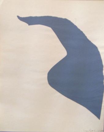 Untitled, 1960, torn paper, 24 x 19 in.