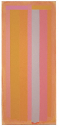 N, 1996, acrylic on canvas, 64 x 28 in.