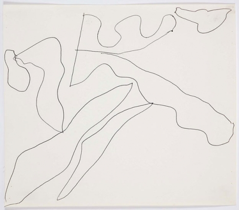 Untitled, c. 1968, ink on paper, 8 x 9 in.