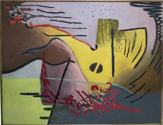 Spring, 1931, oil on canvas, 20 x 26.1 in. by Alice Trumbull Mason
