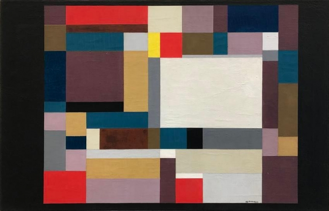 Black Light, 1950, oil on canvas, 22 x 34 in.