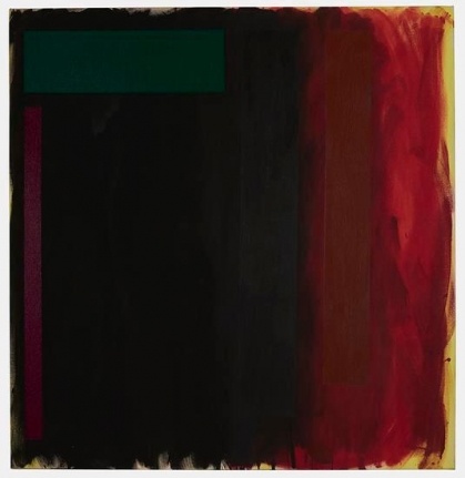 Raven, 1988, acrylic on canvas, 66 1/8 x 64 1/8 in.