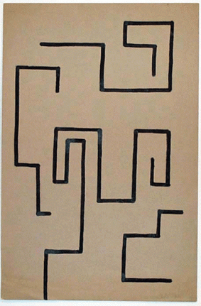 Untitled, 1943, gouache on paper, 17 1/2 x 11 1/2 in.