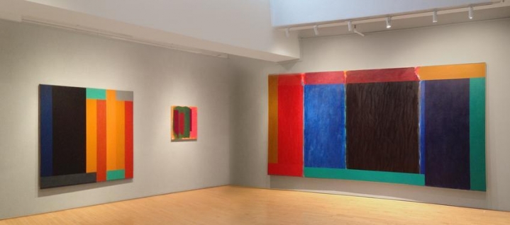 Installation of "Doug Ohlson: Paintings from the 1980s" at the Washburn Gallery, New York